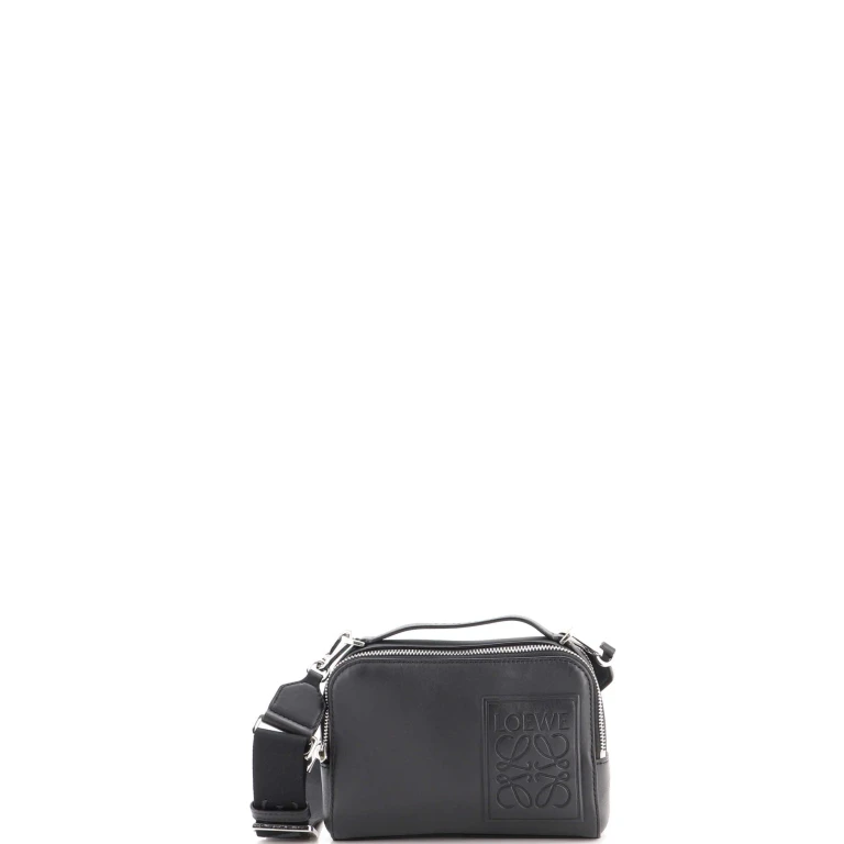 Camera Crossbody Bag Leather Mini