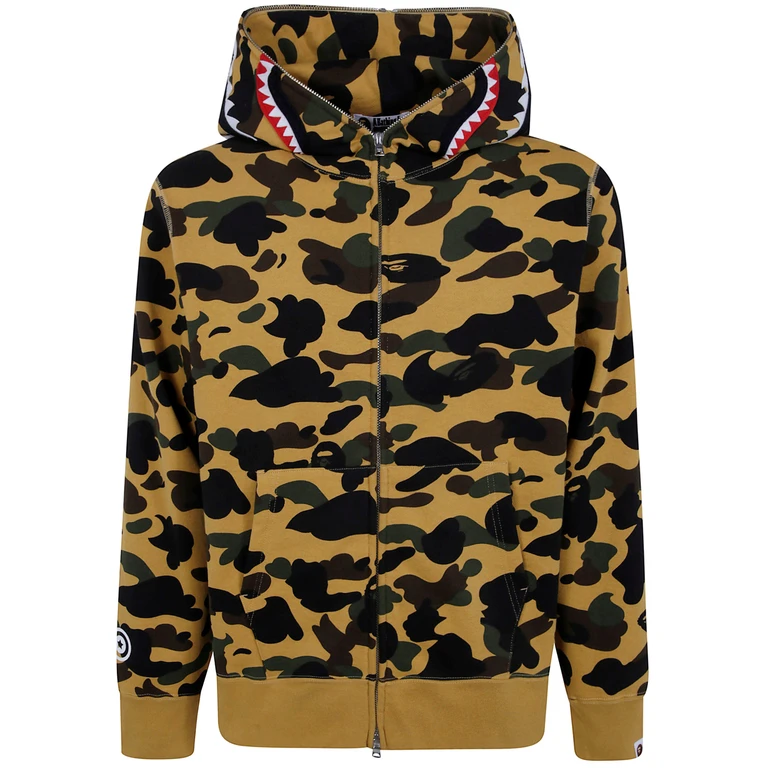 Full Zip Hoodie "1St Camo Shark"