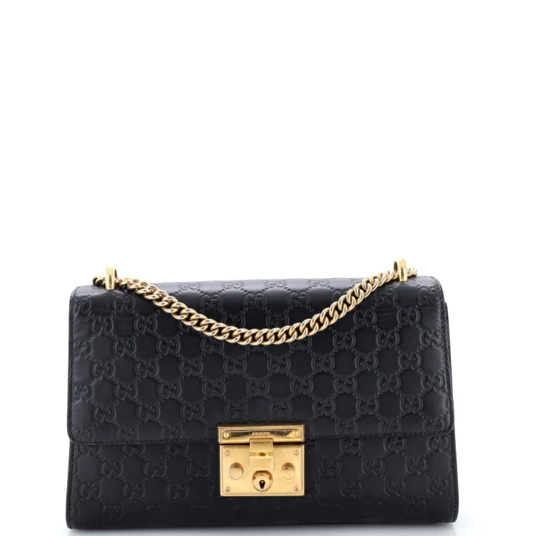 Padlock Shoulder Bag Guccissima Leather Medium