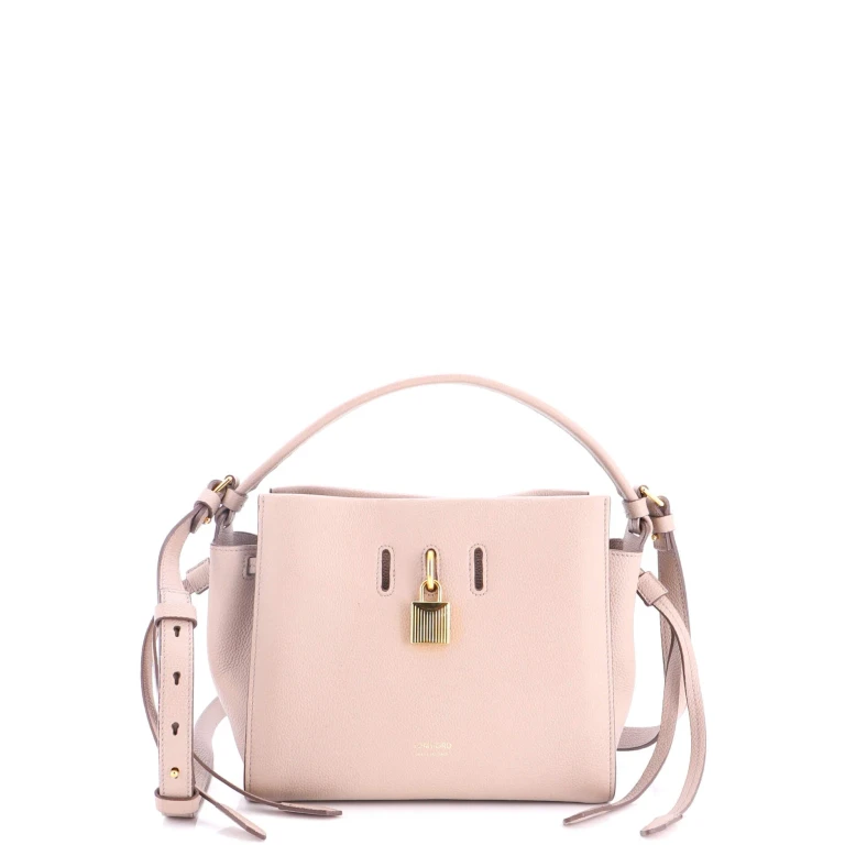 Padlock Flap Shoulder Bag Leather Medium
