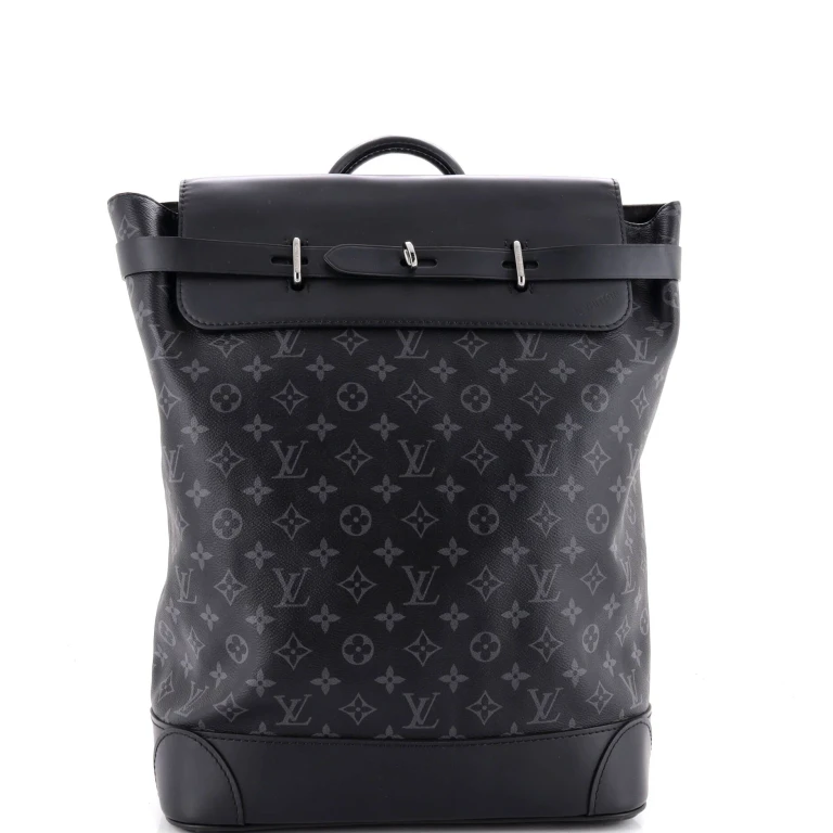 Steamer Backpack Monogram Eclipse Canvas