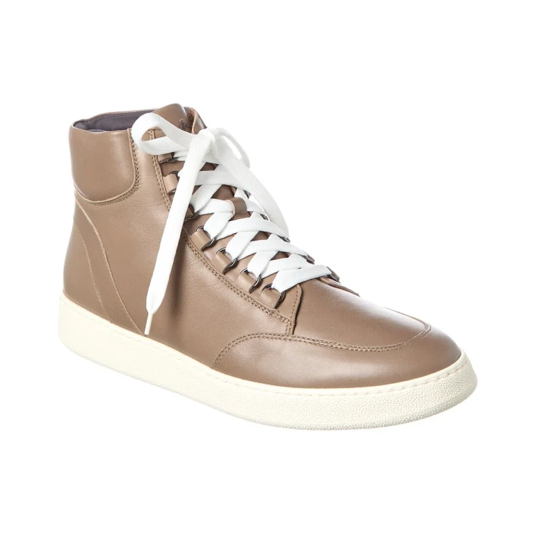 Pete Weatherproof Leather High-Top Sneaker