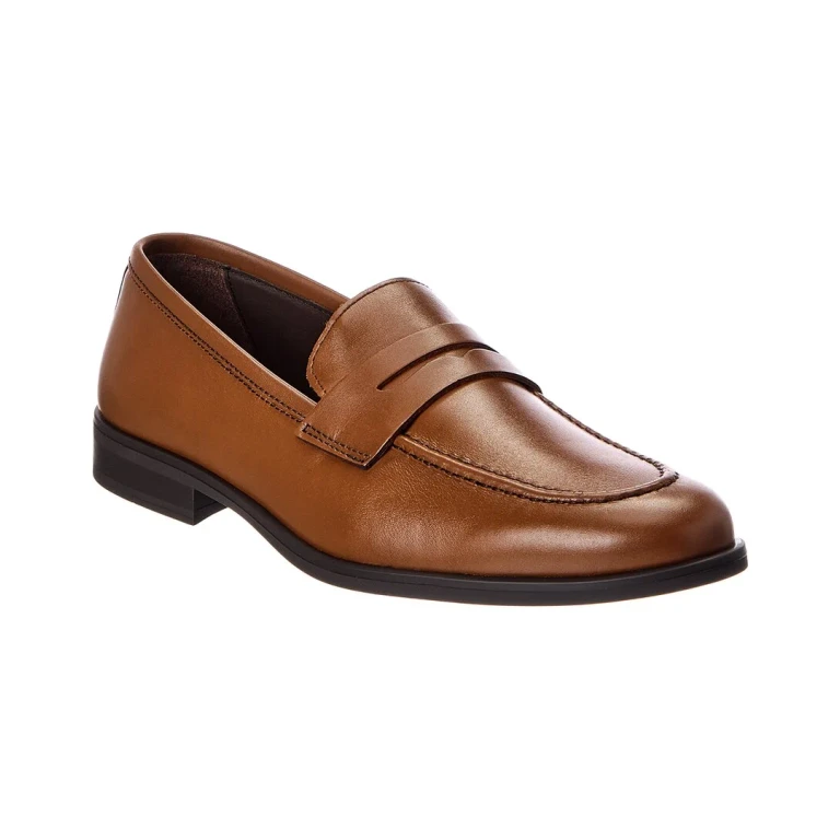 M by Bruno Magli Fabrizio Leather Penny Loafer