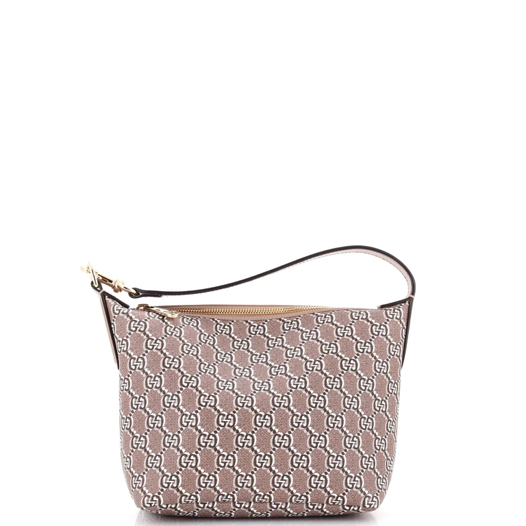 Ophidia Zip Shoulder Bag GG Shadow Coated Canvas Super Mini