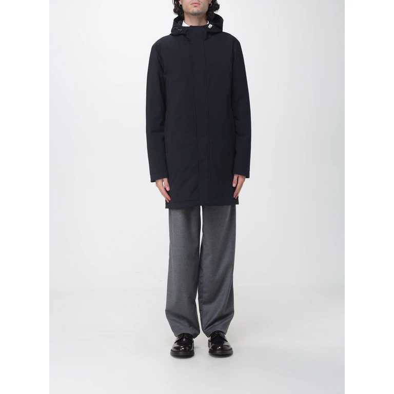 Hooded Padded Windbreaker Jacket in Water-Repellent Nylon (PI001363U126509300)