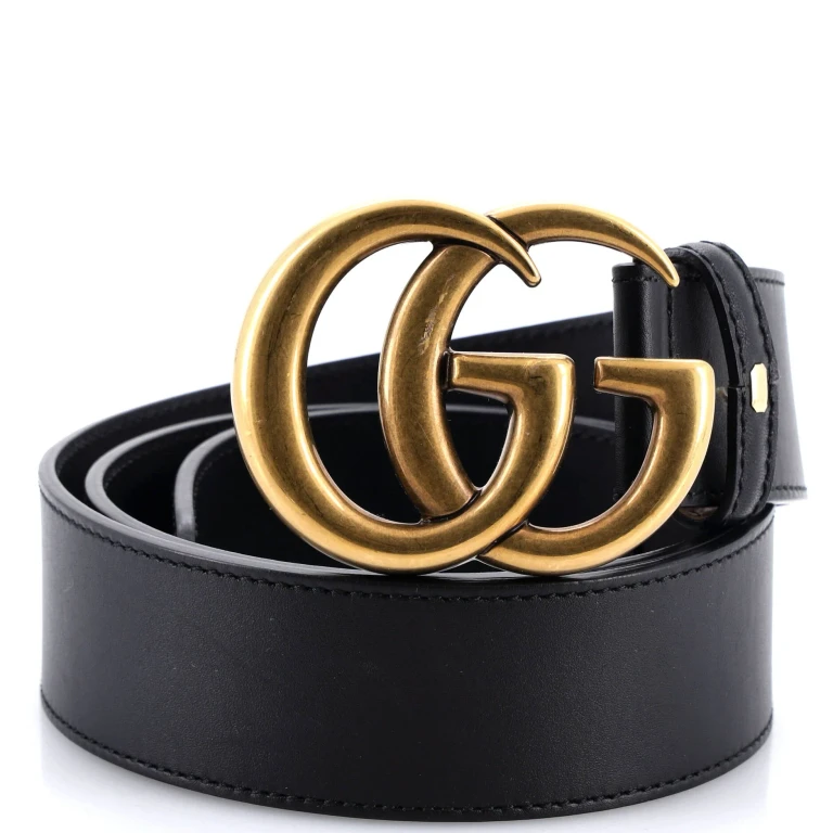 GG Marmont Belt Leather Wide