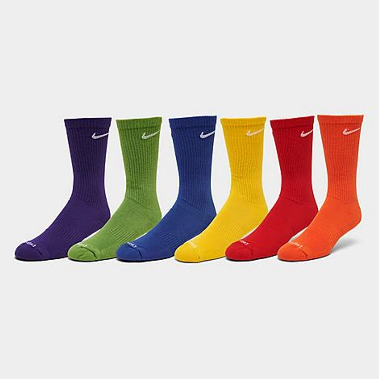 Everyday Plus Cushioned Crew Training Socks (6-Pack) Size: Medium