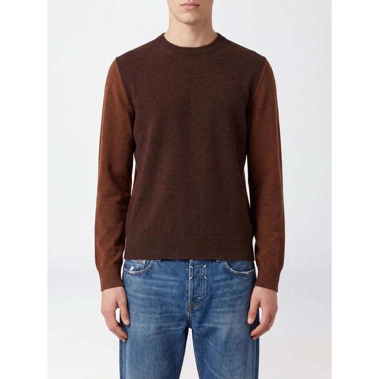 Slim Fit Pure Wool Crew Neck Sweater with Long Sleeves (S67HL0011M13177005F)