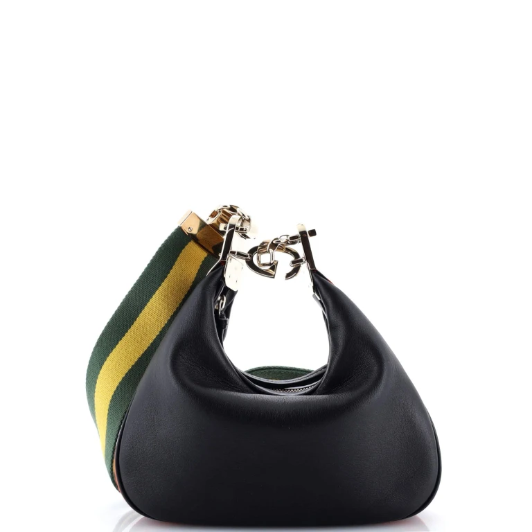 Attache Shoulder Bag Leather Small