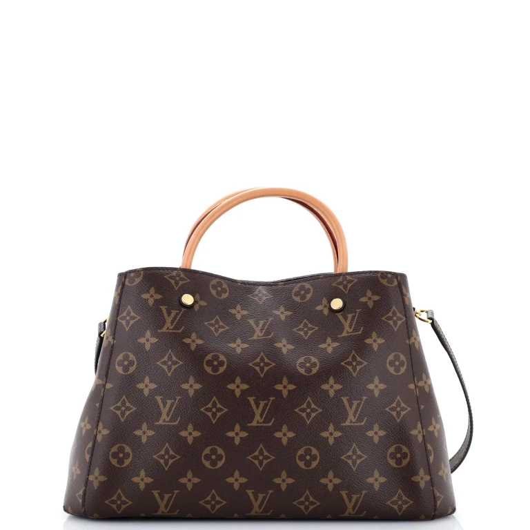 Montaigne Handbag Monogram Canvas MM