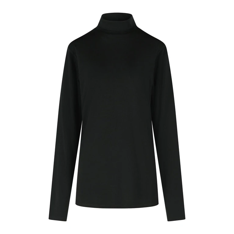 Pull Col Rond - Noir (TSH24JWVBLACKWOOL)