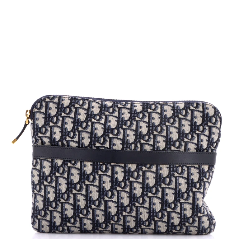 Travel Kit Zip Pouch Oblique Canvas