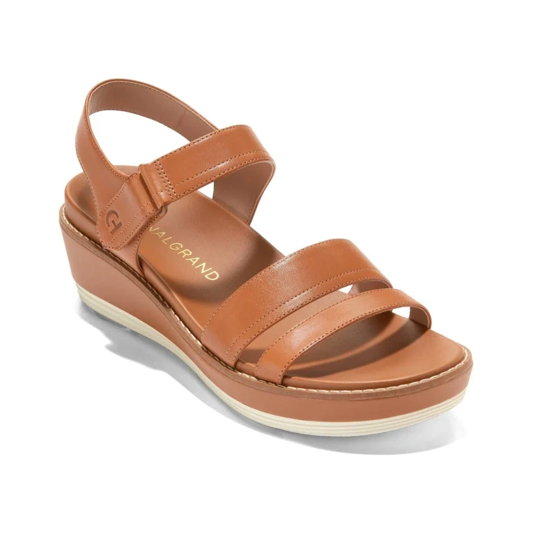 Og Peyton Flatform Leather Wedge Sandal