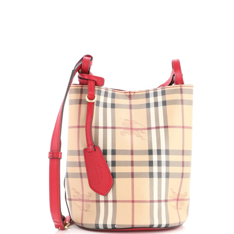 Lorne Bucket Bag Haymarket Coated Canvas Small