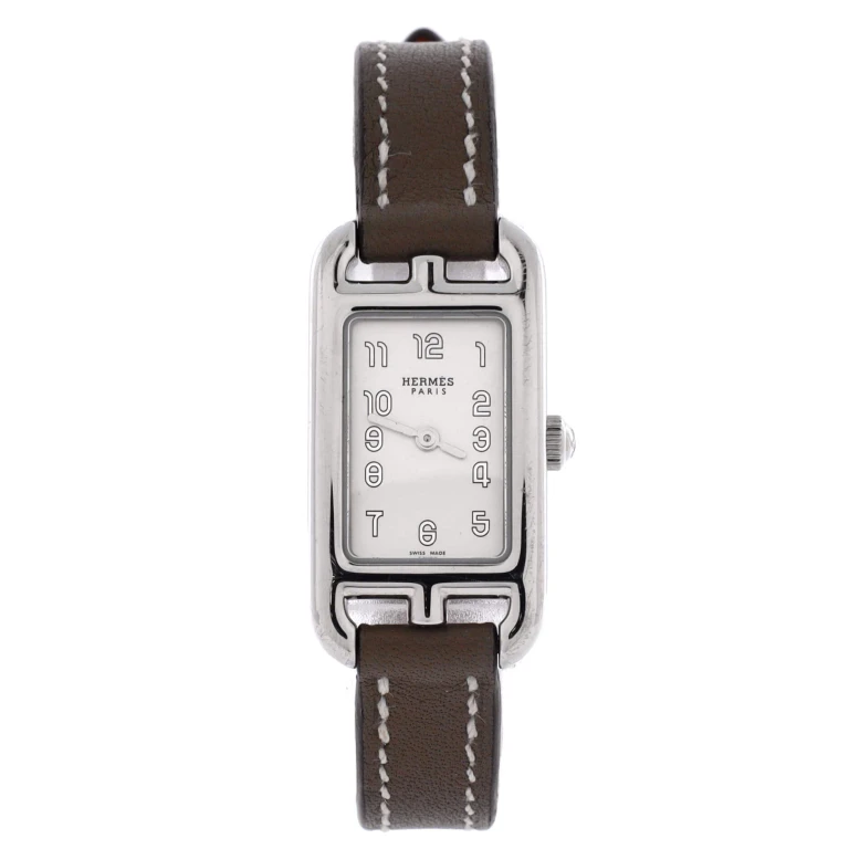 Nantucket Quartz Watch Stainless Steel and Leather 17