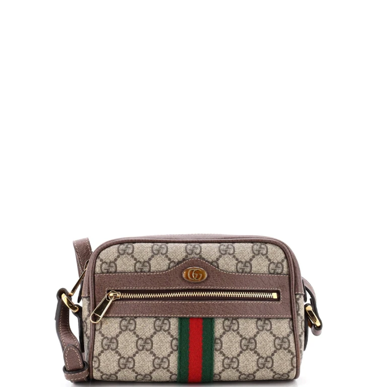 Ophidia Shoulder Bag GG Coated Canvas Mini