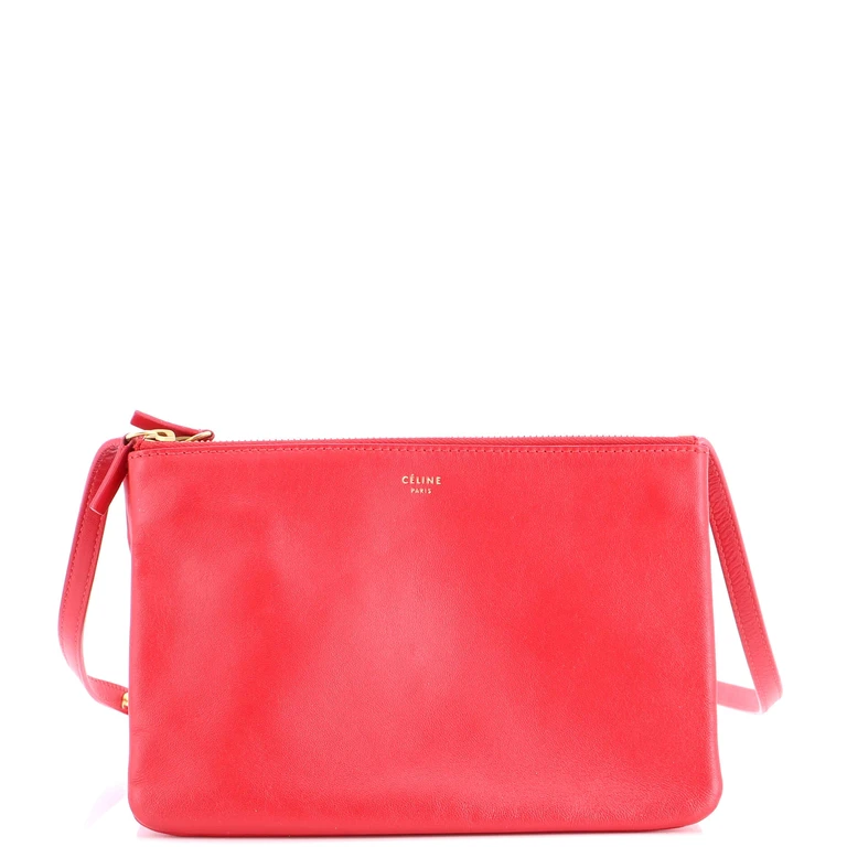 Trio Crossbody Bag Leather Small