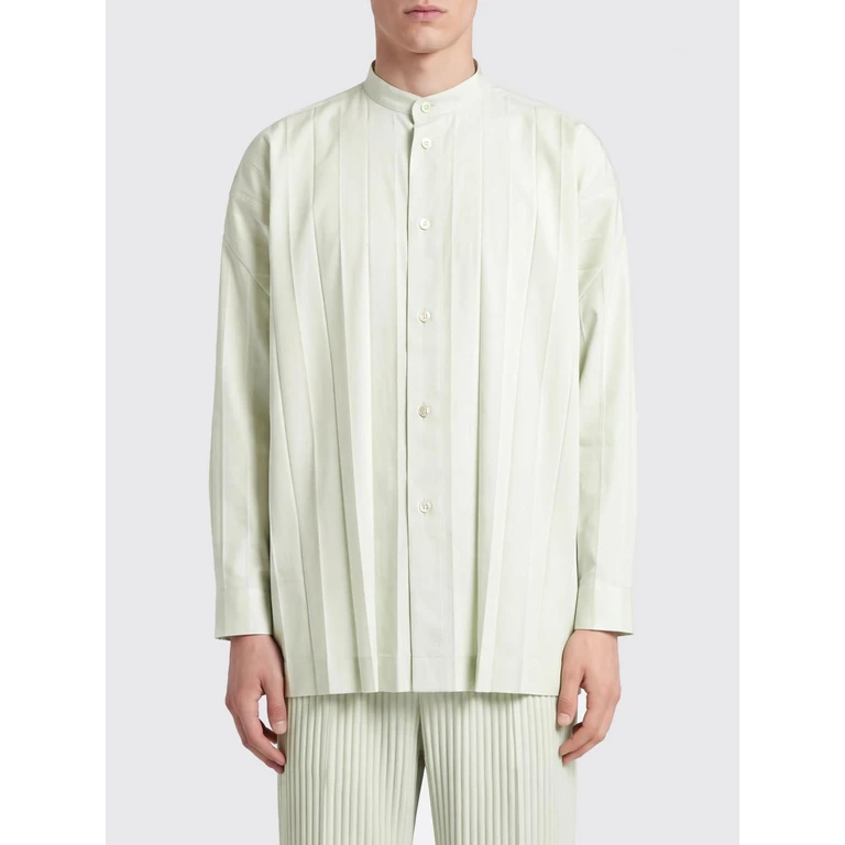 HOMME PLISSE' ISSEY MIYAKE Shirt Men color Green (HP68FJ30101)