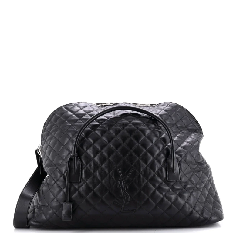 ES Giant Travel Bag Quilted Leather