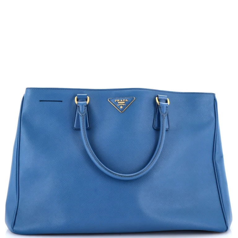 Lux Open Tote Saffiano Leather Large