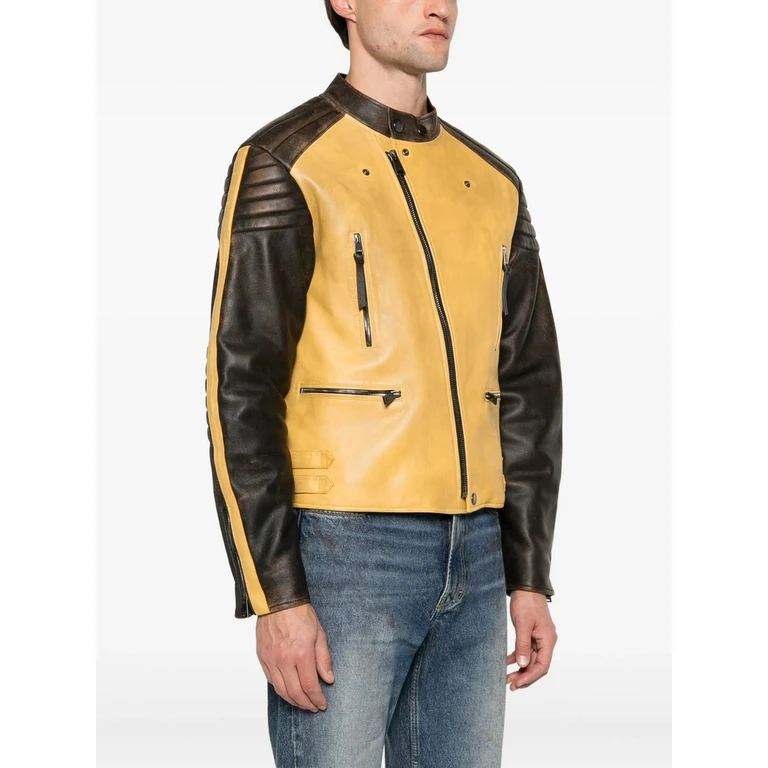 Biker-style Leather Jacket