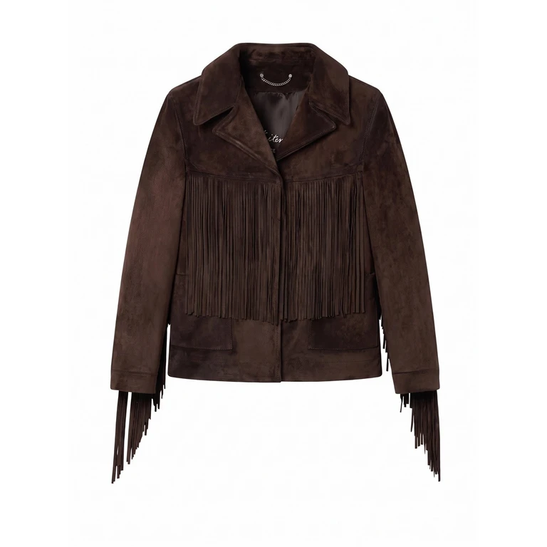 Giacca con frange Golden Goose