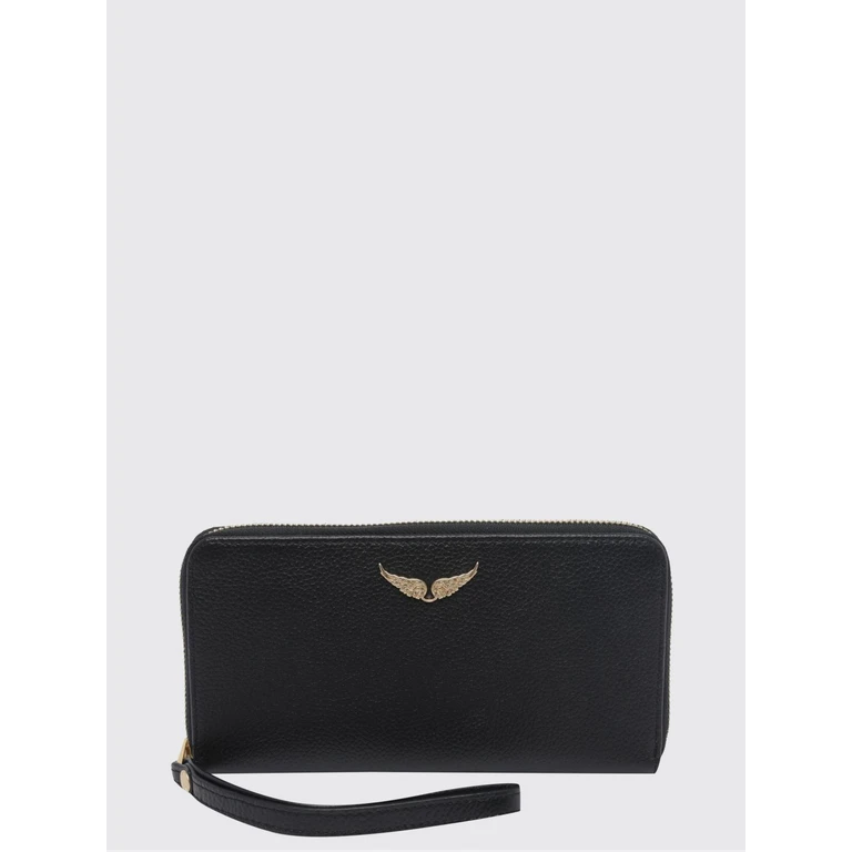 Grained Leather Continental Wallet with Wrist Strap (LWSG036675)