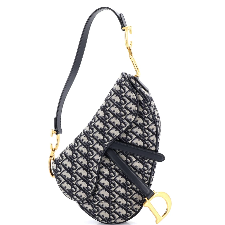 Saddle Handbag Oblique Canvas Medium