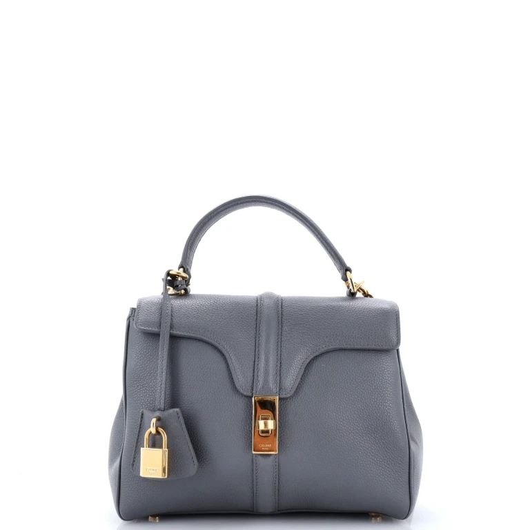 16 Top Handle Bag Grained Calfskin Small