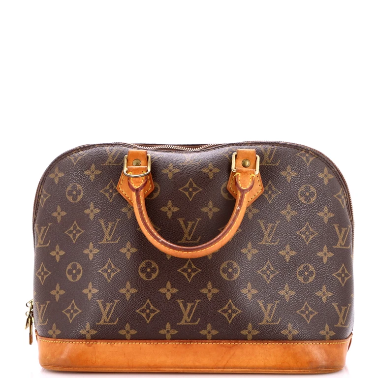 Vintage Alma Handbag Monogram Canvas PM