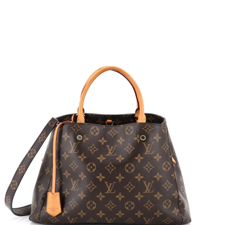 Montaigne Handbag Monogram Canvas MM