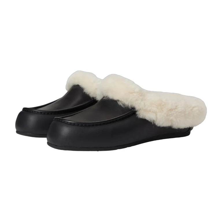 Women's Ansley Mule Leather Mules - Black