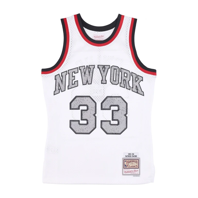 Men's Basketball Tank Top Nba Cracked Cement Swingman Jersey Hardwood Classics No 33 Patrick Ewing Neykni