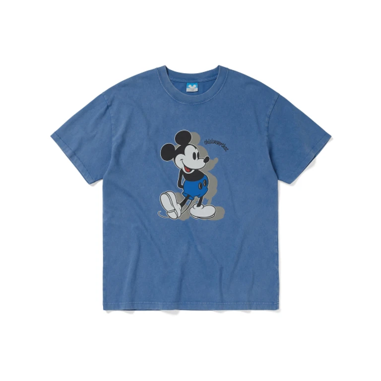 TNT_Mickey_Classic Tee Dusty Blue