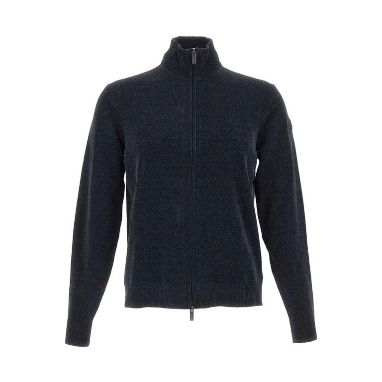 Pull Col Rond - Bleu Foncé (W2613460)