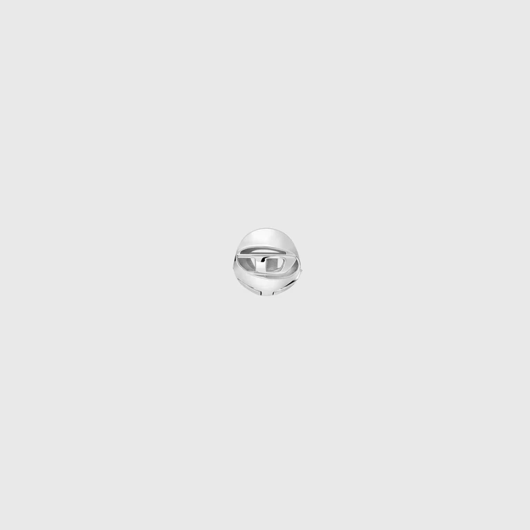 Stainless Steel Hoop Earring - Earrings - Unisex - Silver