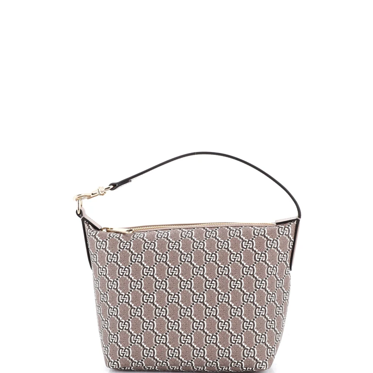 Ophidia Zip Shoulder Bag GG Shadow Coated Canvas Super Mini