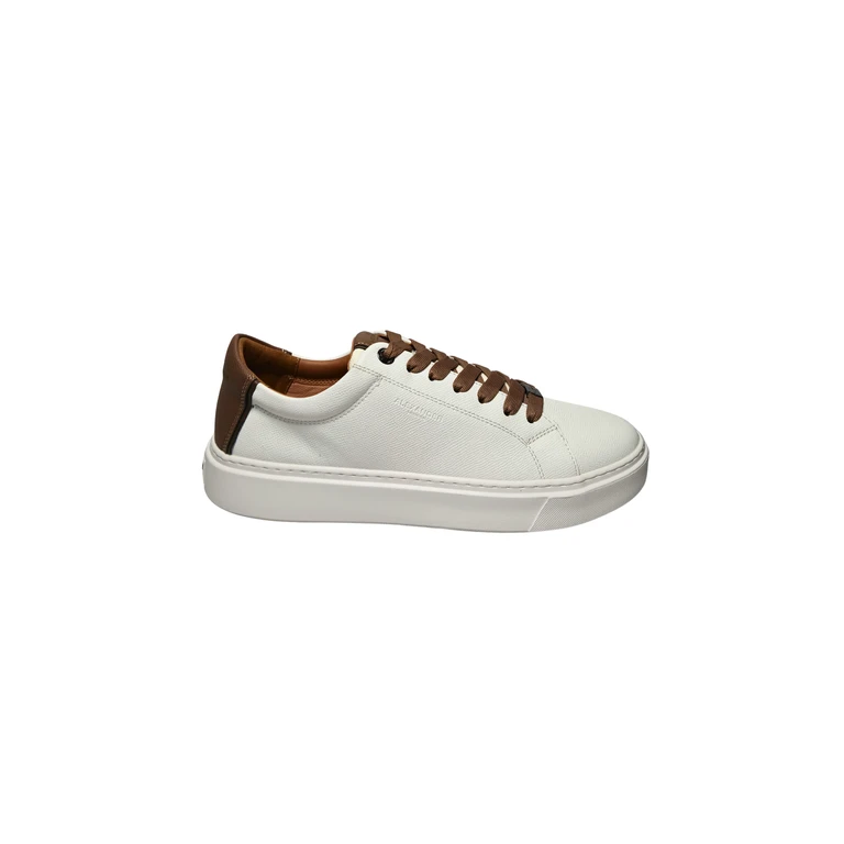 albcldm-9067-wlo Alexander Smith Men's White Leather