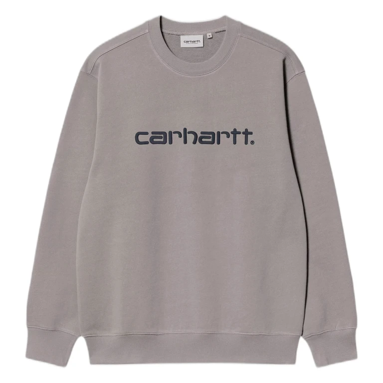 phenol Carhartt Wip carhartt sweatshirt - shady grey / dark navy