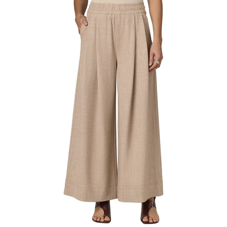 Ultra Skyrise Double Pleat Wide Leg Glider Pant