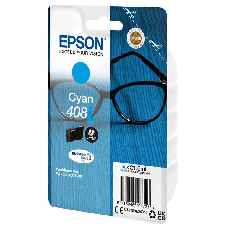 Epson C13T09K24010/408L Ink cartridge cyan high-capacity. 1.7K pages 2