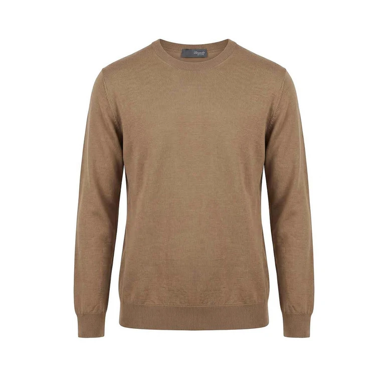 Pull Col Rond - Marron (D0D103545)