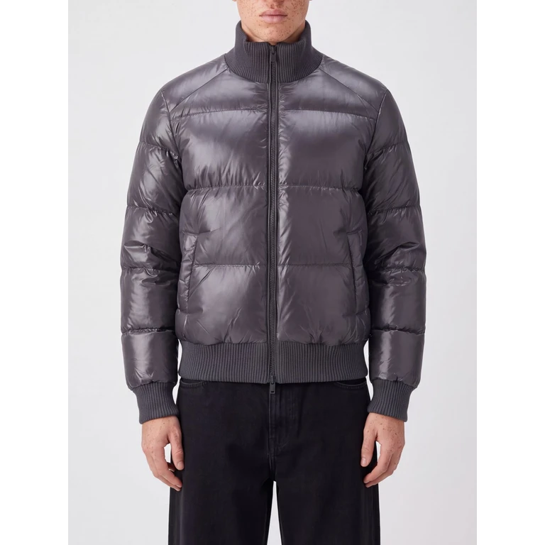 Kings Padded Bomber Jacket in Recycled Nylon with Turtleneck (M36MB0441542)