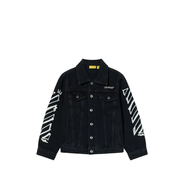 Off-white Diagonal Marker Denim Jacket