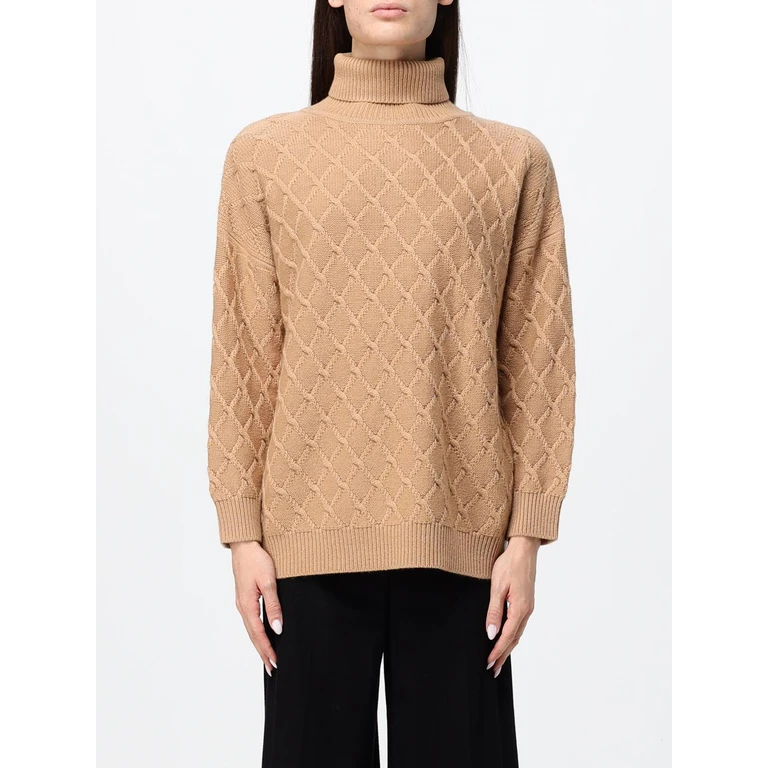Wool and Cashmere Turtleneck Jumper with Dropped Shoulders (2621366172600005)