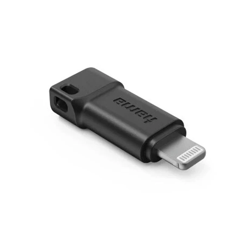 USB-C Adapter to Apple Lightning Plug, MFI, black