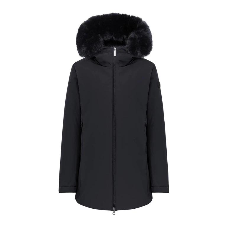 Manteau Au Genou - Noir (22000067E4ZL99)