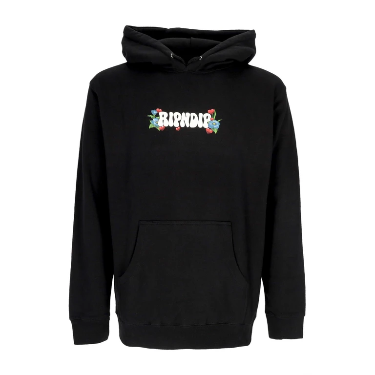 Men's Hoodie Peace Love Hoodie Black