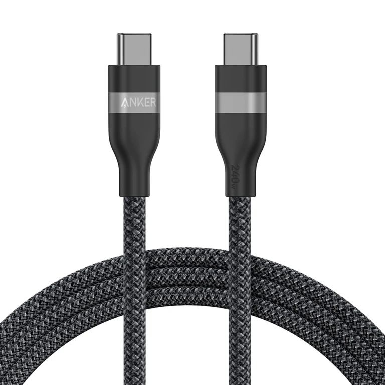 Anker A82E2 USB cable 1.8 m USB C 0.48 Gbit/s 240 W Black