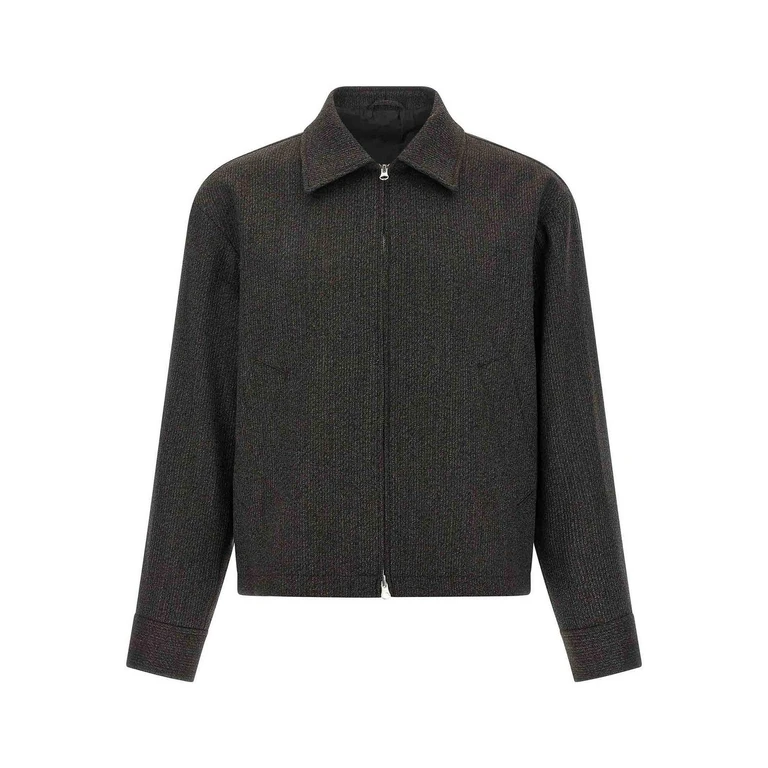 Veste Casual - Mail (CM020BROWNMELANGESTRIPE)